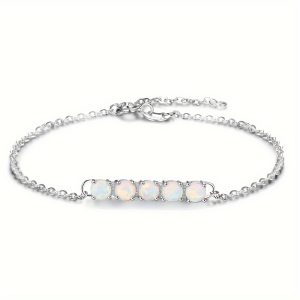 Elegant 925 Sterling Silver Bracelet, Luxurious Multi-jewelry Style, Hypoallergenic Jewelry, Party Favors, Chic Gifts For Ladies